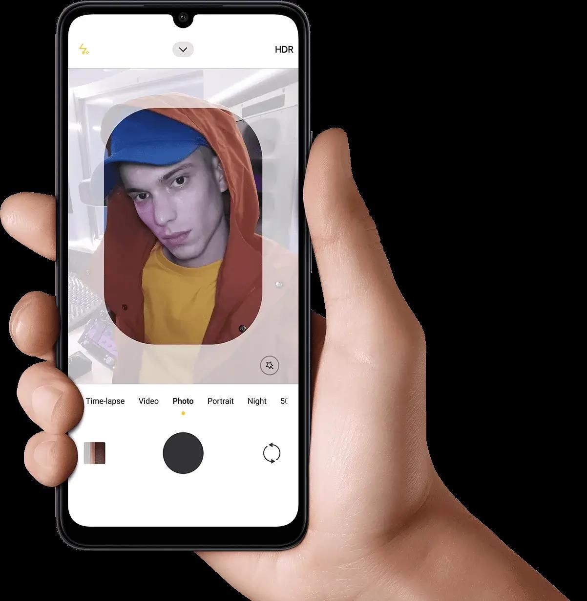 POCO C65 tryb selfie