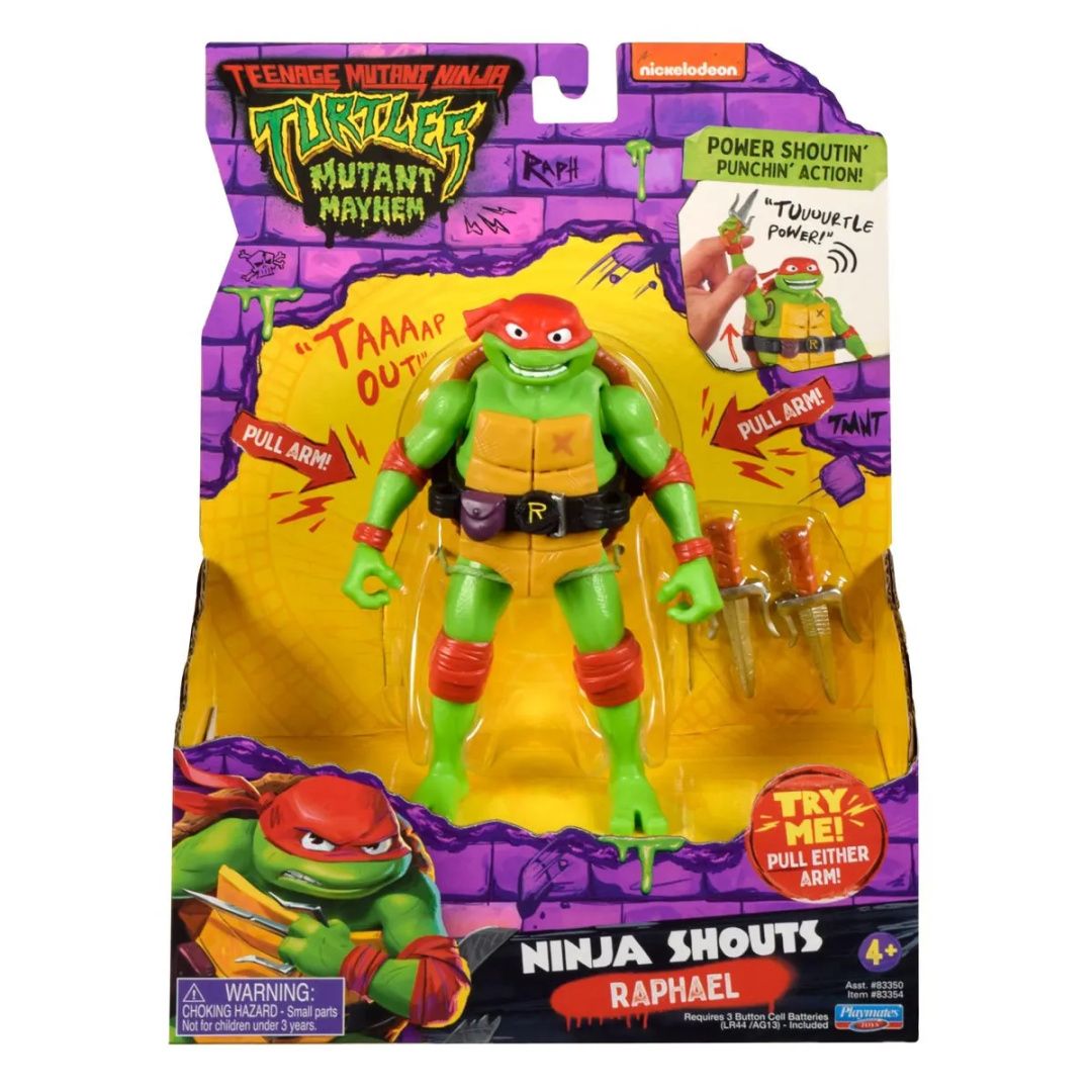 WOJOWNICZE ŻÓŁWIE NINJA Figurka RAPHAEL Zmutowany Chaos 14cm