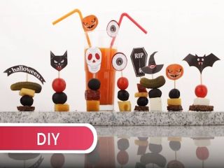 Halloweenowe wykałaczki i słomki - Zrób to sam! [DIY]