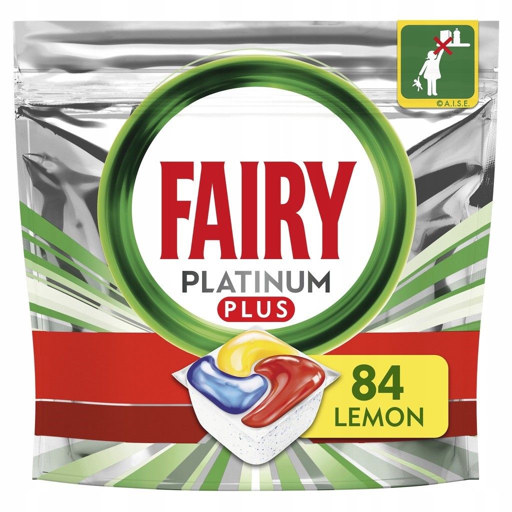 Fairy Platinum Plus All In One Kapsułki Do Zmywarki Cytrynowe 84 Szt