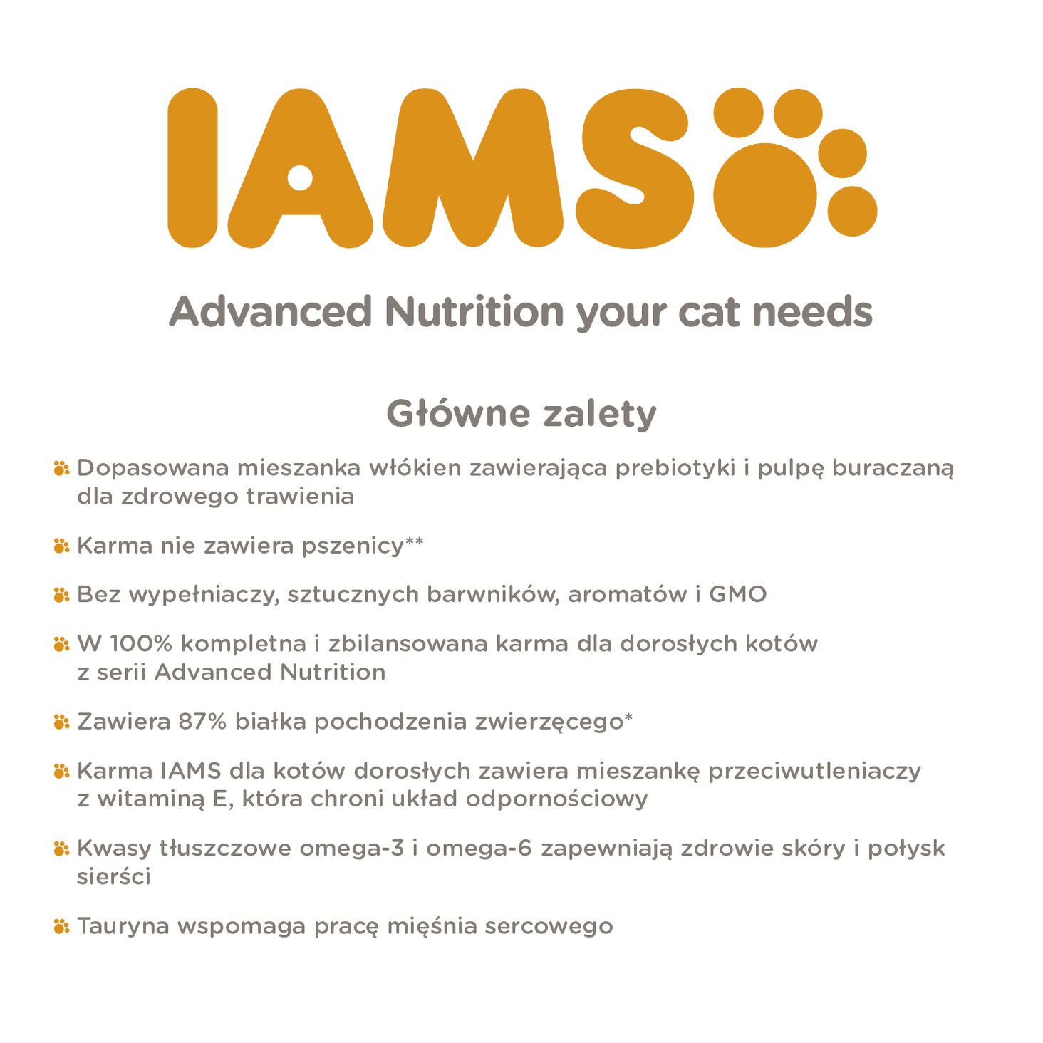 IAMS Zalety karmy