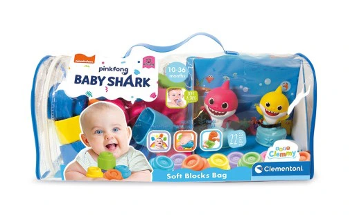 Clementoni Clemmy Klocki W Torbie Baby Shark 17428 - ceny i opinie ...