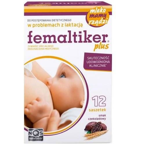 Nutropharma Femaltiker Plus Smak Czekoladowy 12Sasz