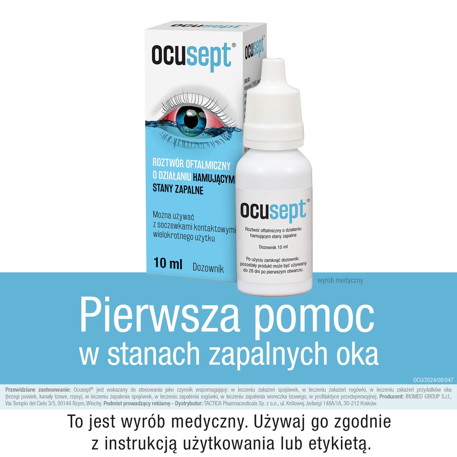 OCUSEPT, krople do oczu 10 ml