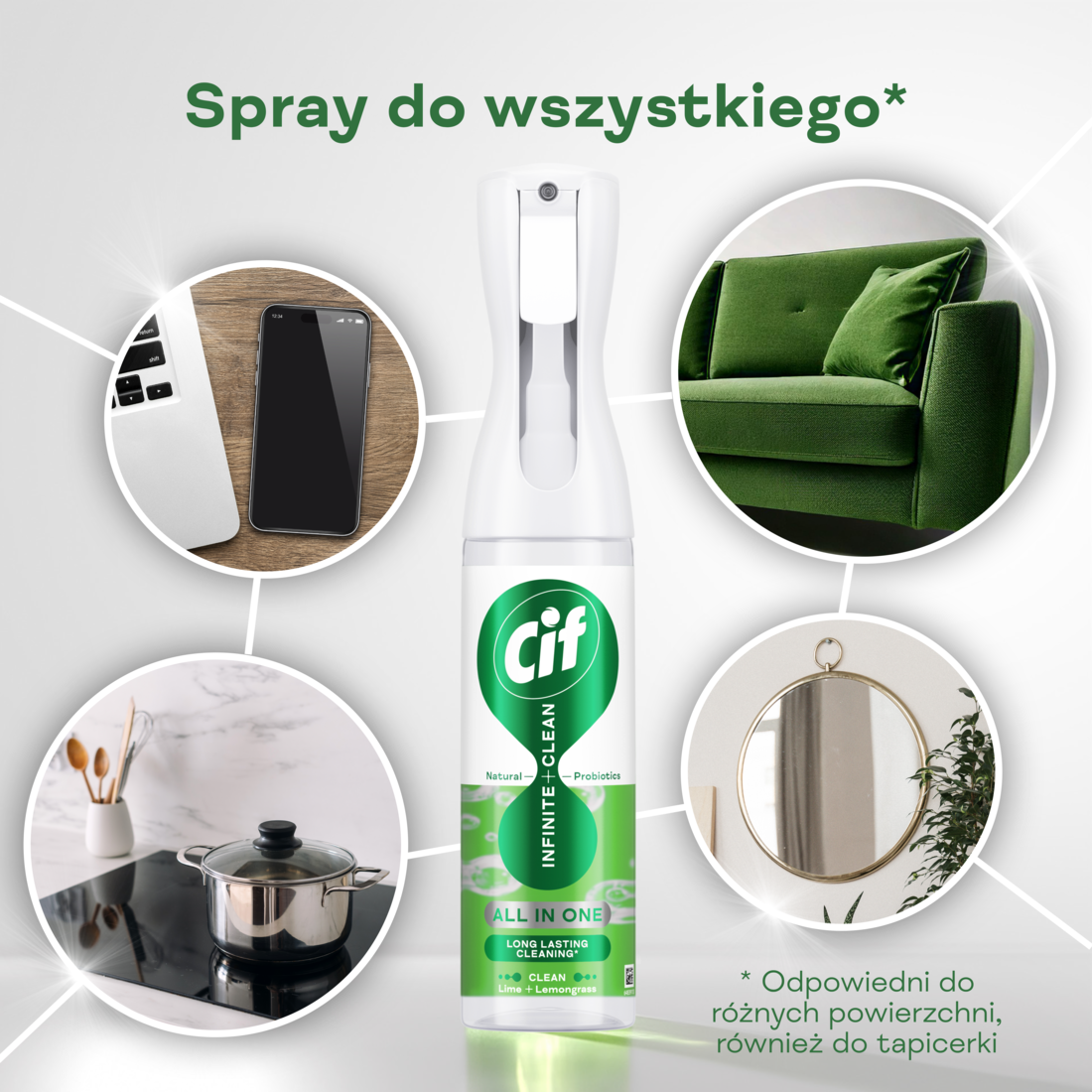 Cif Infinite Clean  grafika 1
