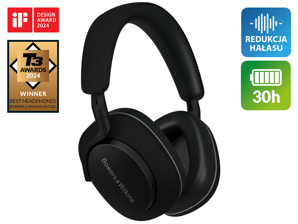 Słuchawki Bowers & Wilkins Px7 S2E Czarny - Opinie i ceny na