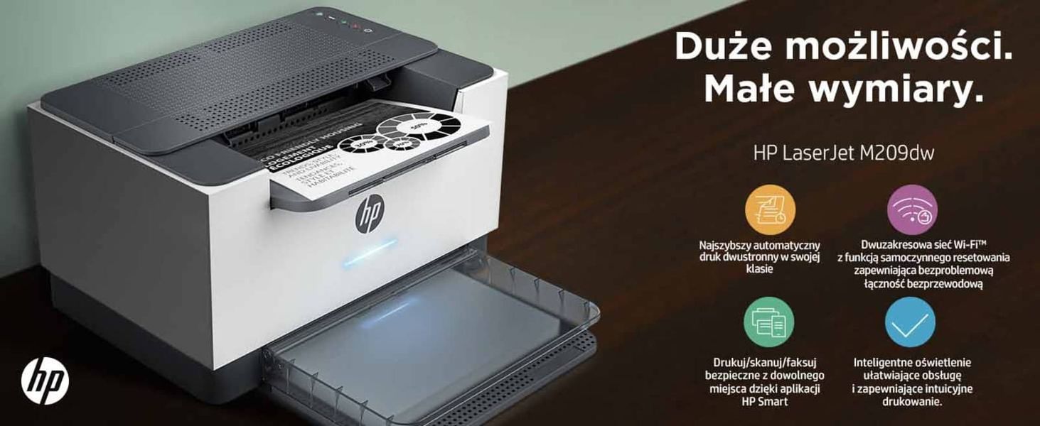 HP LaserJet M209dw banner