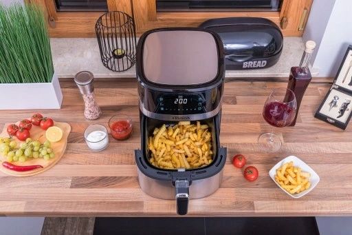 FRYTKOWNICA BEZTŁUSZCZOWA AIR FRYER 1100W 6L - Sklep, Opinie, Cena w