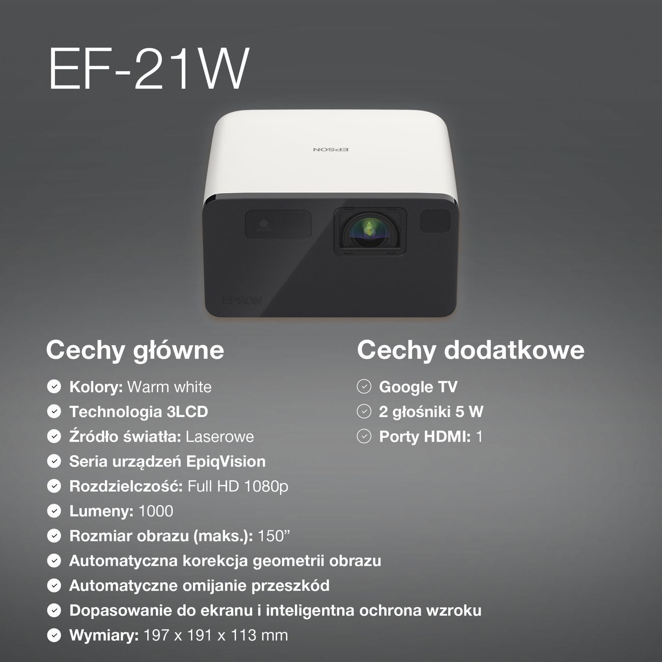 epson nowe mini projektory
