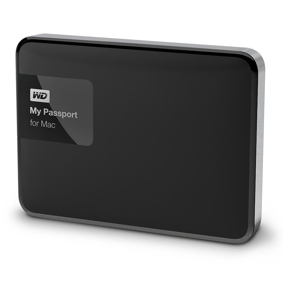 Dysk zewnętrzny WD My Passport dla Mac 4TB Czarny