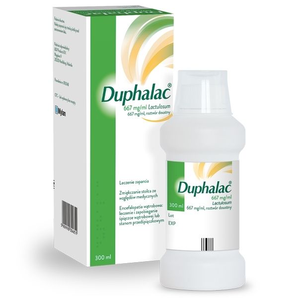 Duphalac Lactulosum syrop na zaparcia