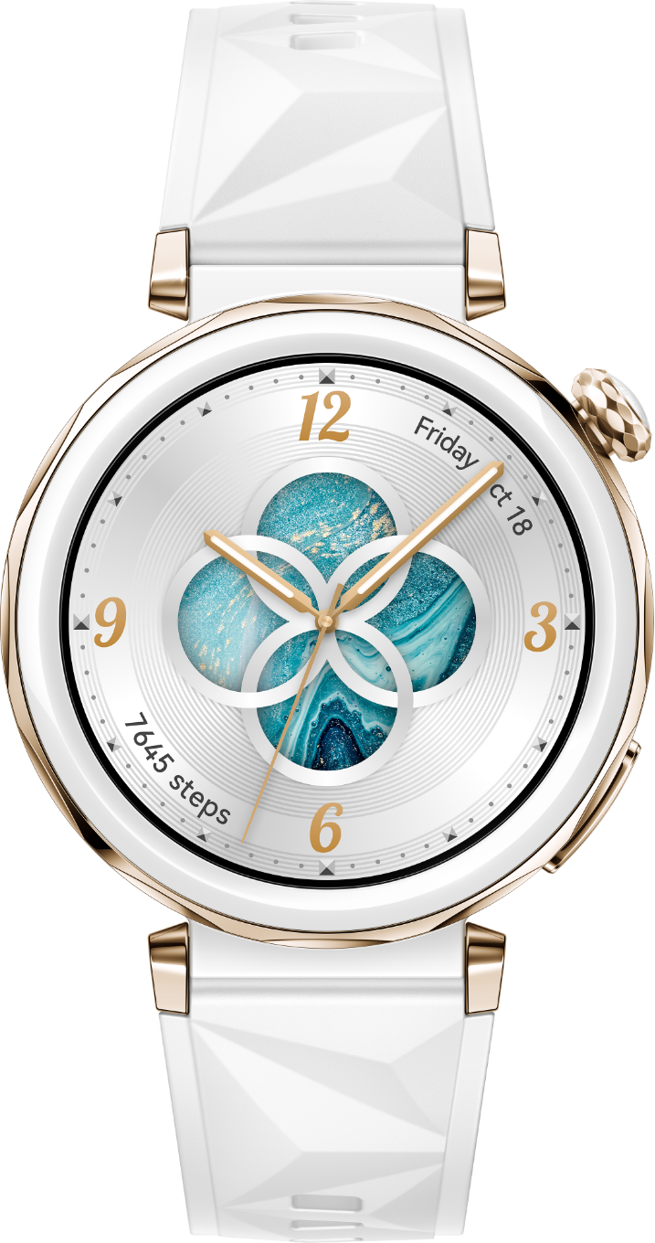 HUAWEI ＷＡＴＣＨ　ＧＴ5Ｐｒｏ HUAWEI Watch GT 5 Pro Elegant 42mm Biało-złoty Smartwatch