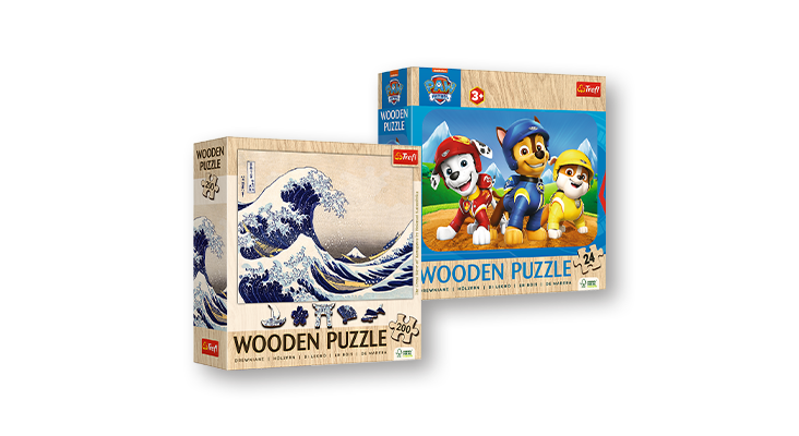 Puzzle drewniane