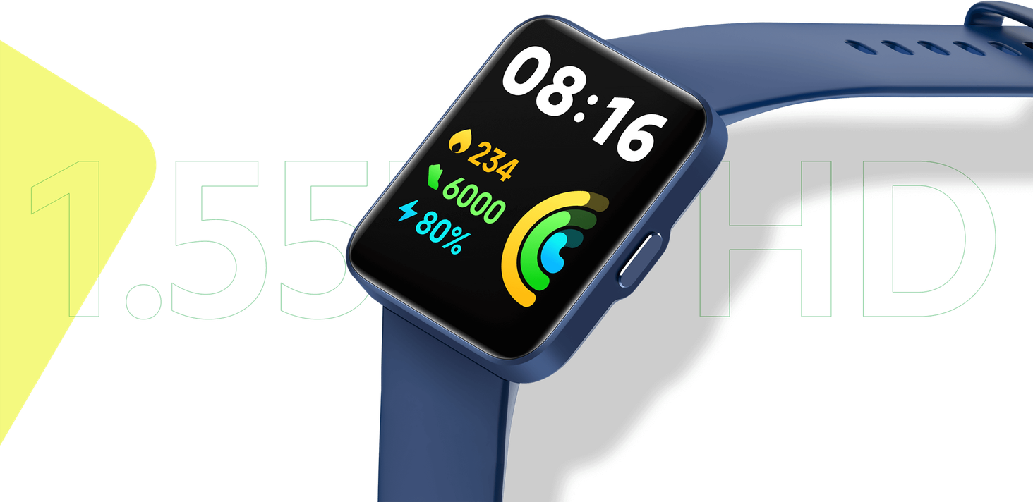 Xiaomi スマートウォッチ Redmi Watch 2 Lite ブラック XIAOMI Redmi Watch 2 Lite Czarny Smartwatch - niskie ceny i
