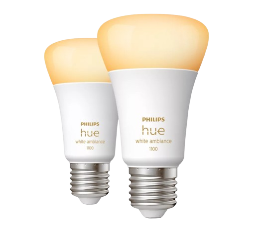 PHILIPS HUE White ambiance 2 szt. E27 1100lm (929002468404