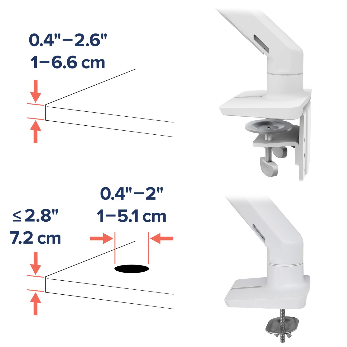 Ergotron HX Triple Monitor Bow Kit biały (98-009-216