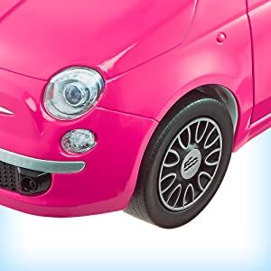 Boneca Barbie Com Carro Fiat 500 Mattel Gxr57