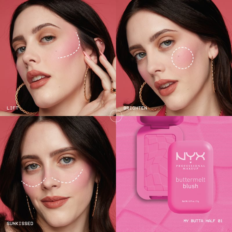 NYX Professional Makeup Buttermelt Blush 
