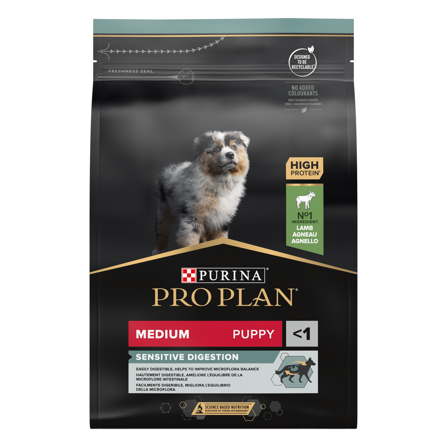 Medium Puppy Sensitive Digestion Jagnięcina opakowanie