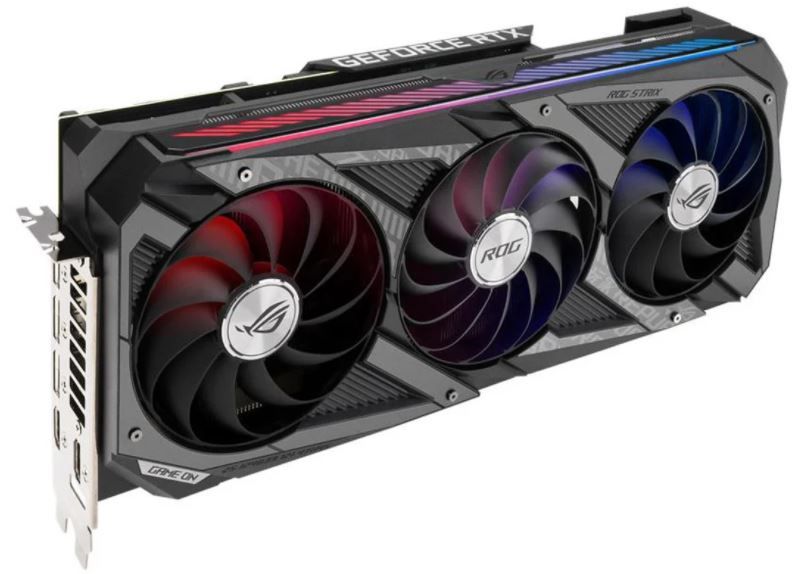 ASUS 90YV0IC3-M0NA00  ASUS ROG -STRIX-RTX4080-O16G-WHITE NVIDIA GeForce RTX  4080 16 GB GDDR6X