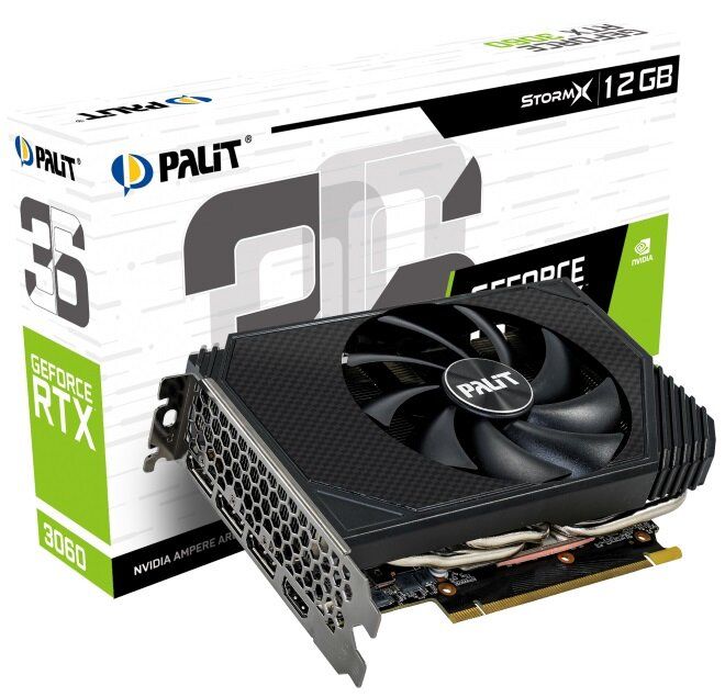Palit GeForce RTX3060 StormX OC 12GB GDDR6 (NE63060S19K9190AF 