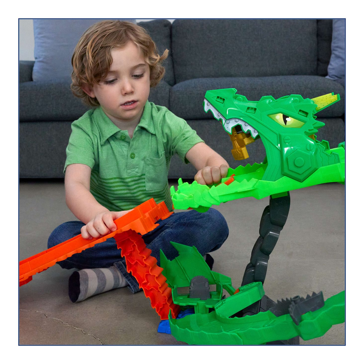 Набір із 6 монстр-траків Hot Wheels Dragon Race