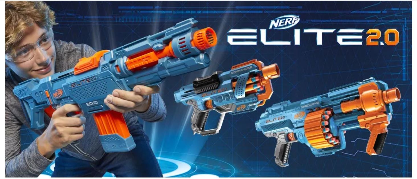 Arma infantil HASBRO NERF Elite Warden DB-8