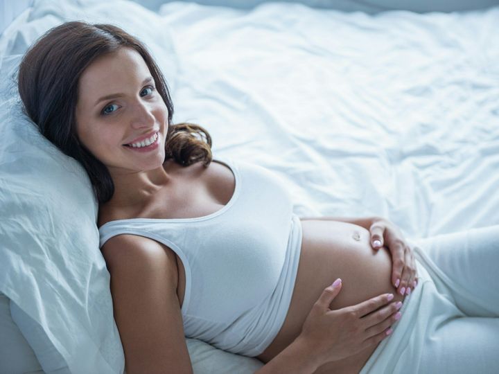 Beautiful pregnant woman