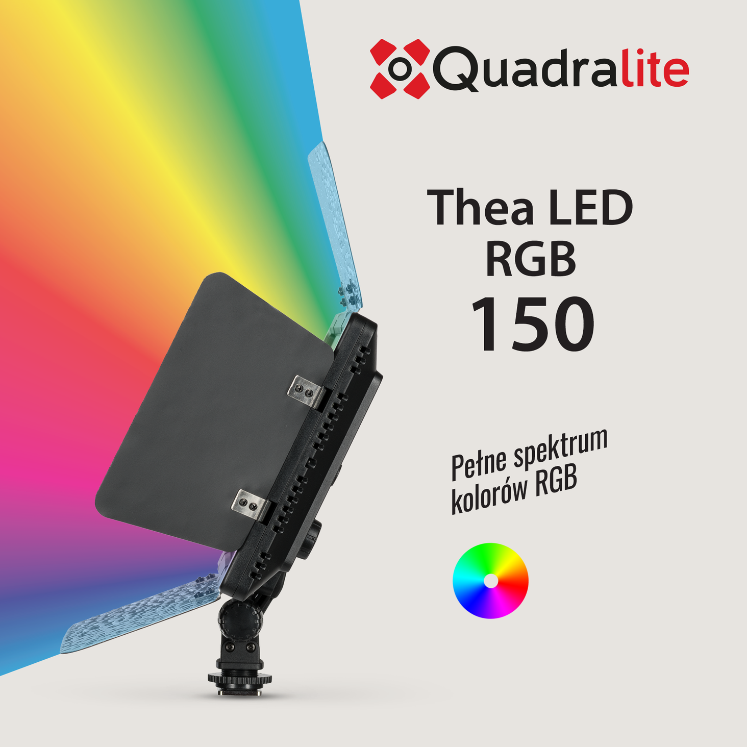 Antorcha LED Quadralite Thea 150