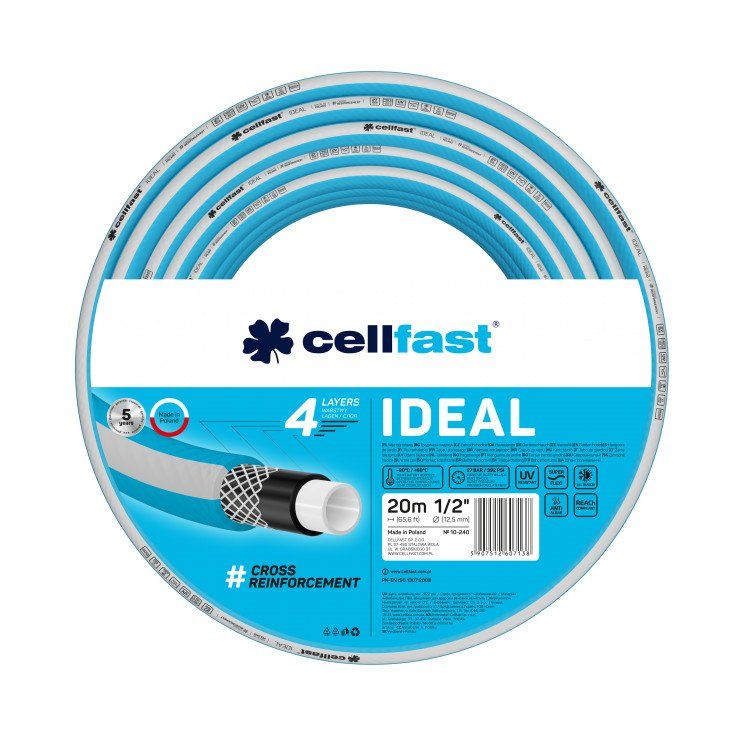Cellfast Wąż ogrodowy IDEAL 1/2