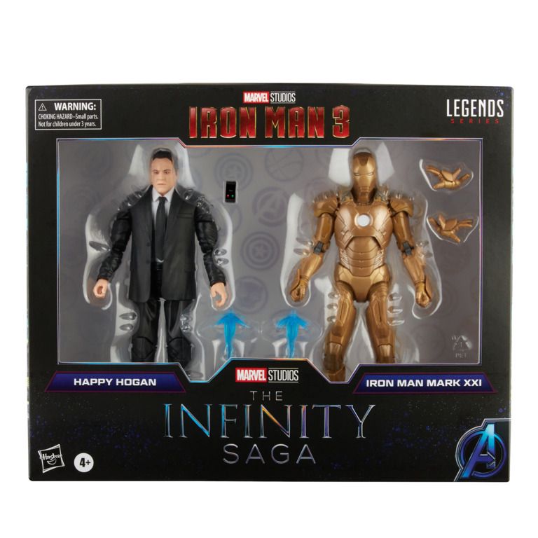 Hasbro Marvel Legends - HappyHogan i Iron ManMark XXI F0191