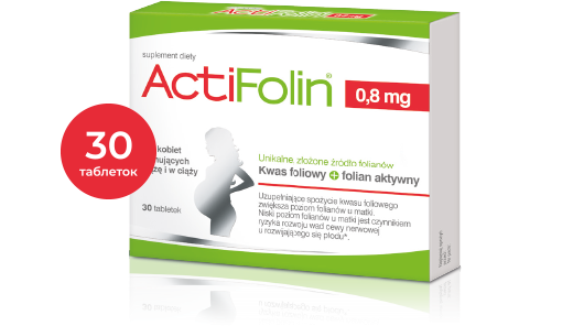 Actifolin 0,8mg 90 tabletek - 2
