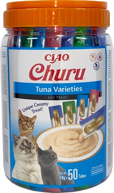 Inaba Churu Purees Box Tuńczyk 50x14g