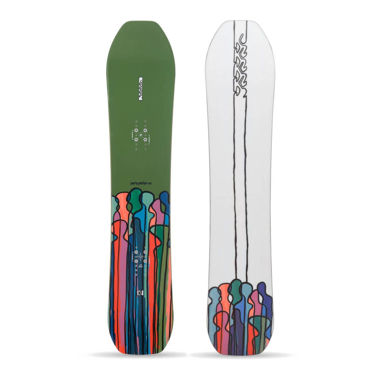 K2 Party Platter 138cm 　ICEBASE #1 Deska snowboardowa Deska snowboardowa K2 Party Platter 2024