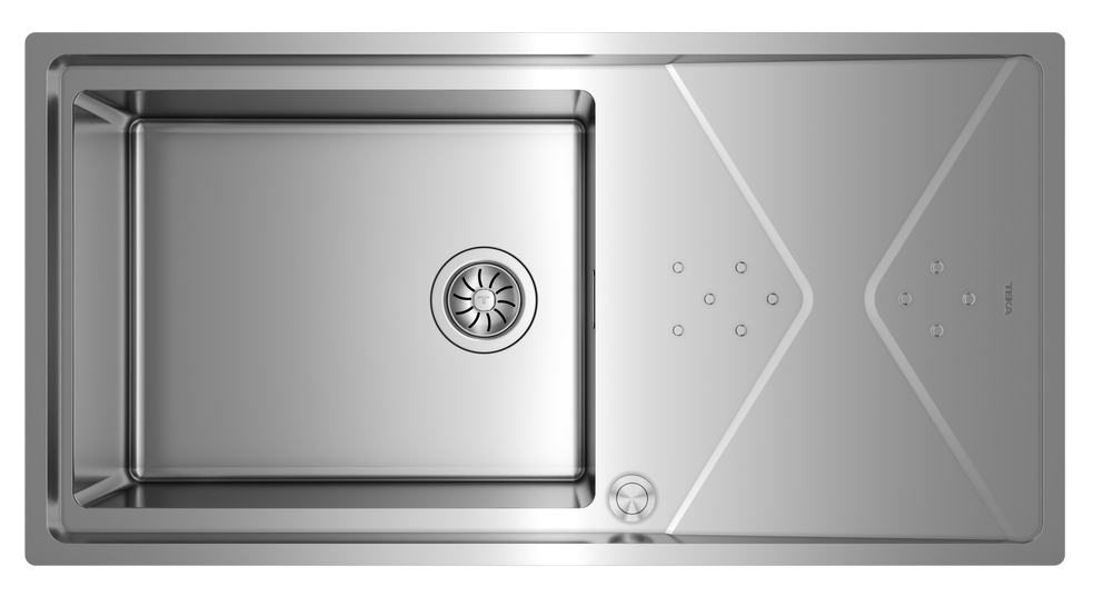 take-one⭐︎ TEKA Stone 60 B-TG 1½B 1D 115360010 Onyx Zlewozmywak