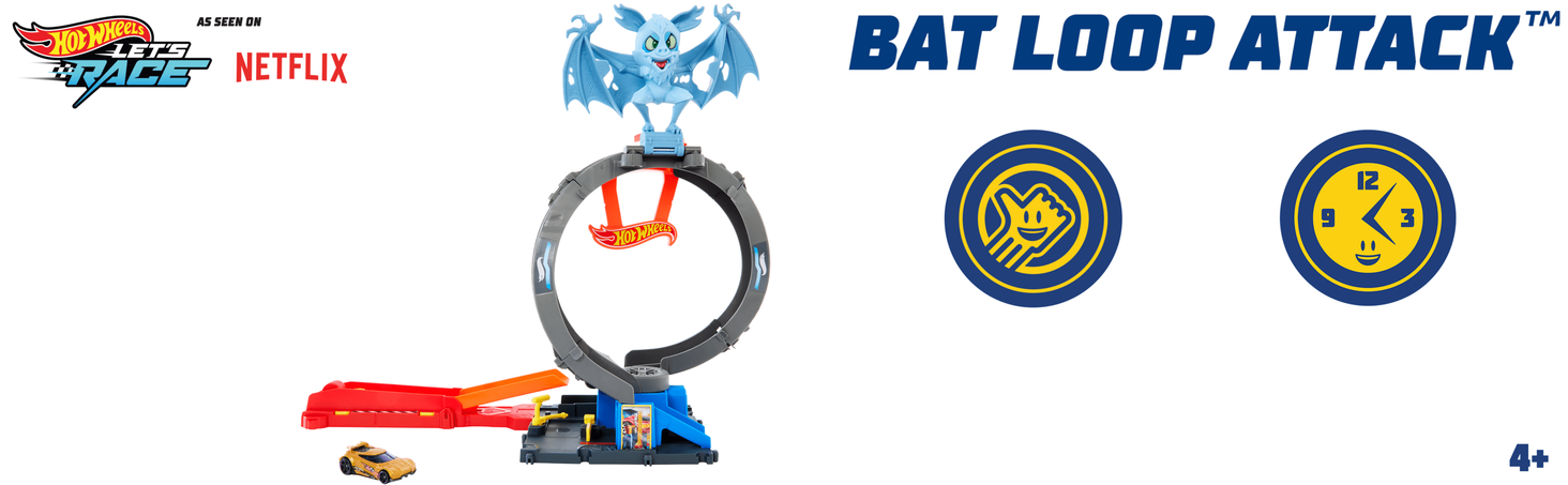Hot Wheels City Pętla nietoperza Zestaw 2