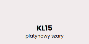 KL15 platynowy szary