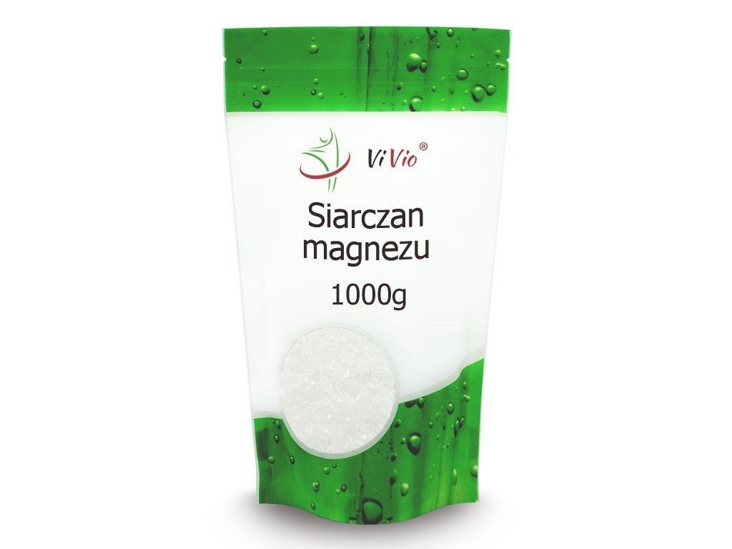 Węglan Magnezu Nazwa Zwyczajowa Preparat medycyny naturalnej Siarczan Magnezu 1000G - Sól Gorzka Epsom