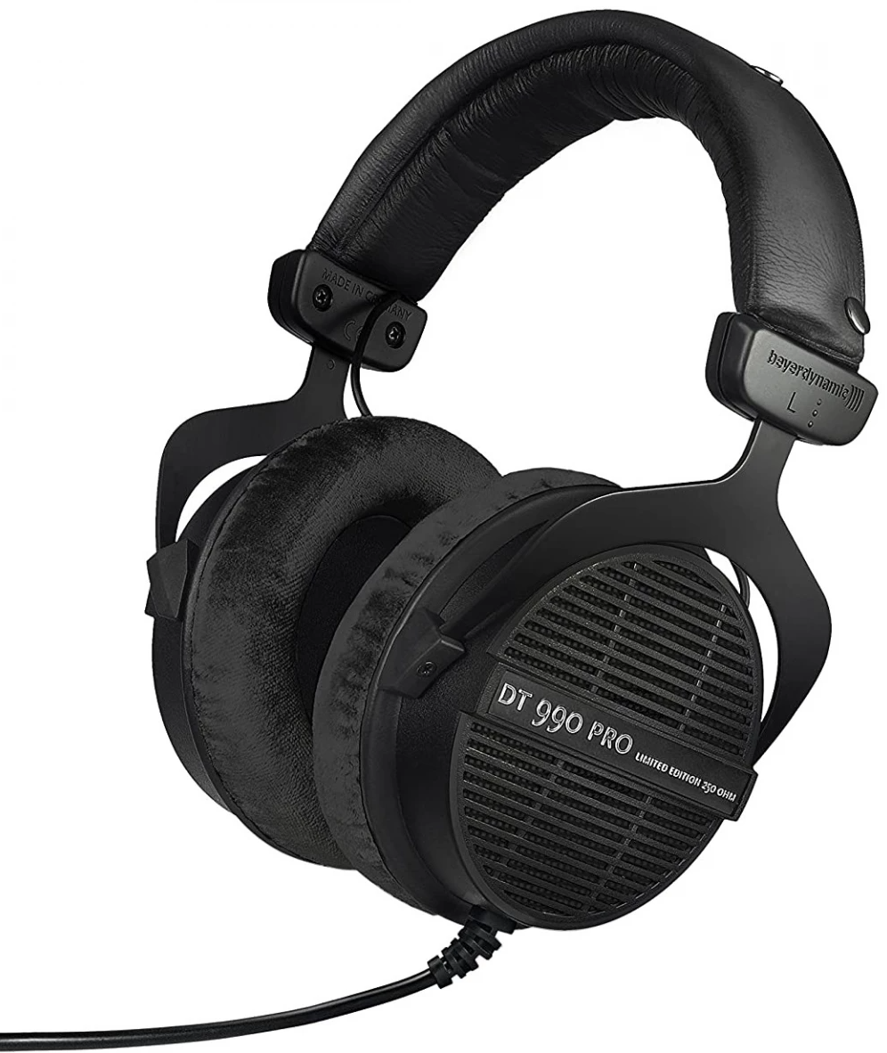 ヘッドホン beyerdynamic DT 990 PRO Słuchawki Beyerdynamic DT 990 PRO Black Edition 250 Ohm