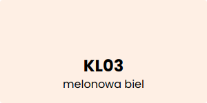 KL03 melonowa biel