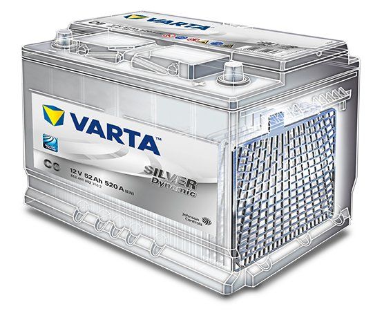 VARTA Starterbatterie Blue Dynamic 52Ah 470A C22 5524000473132