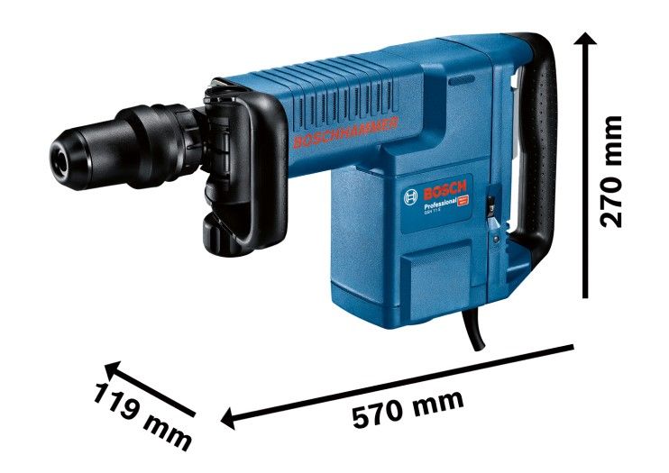 Bosch GSH 11 E Professional wymiary