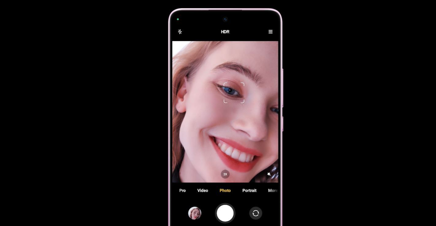 Xiaomi 12 Lite Zdjęcie kobiety
