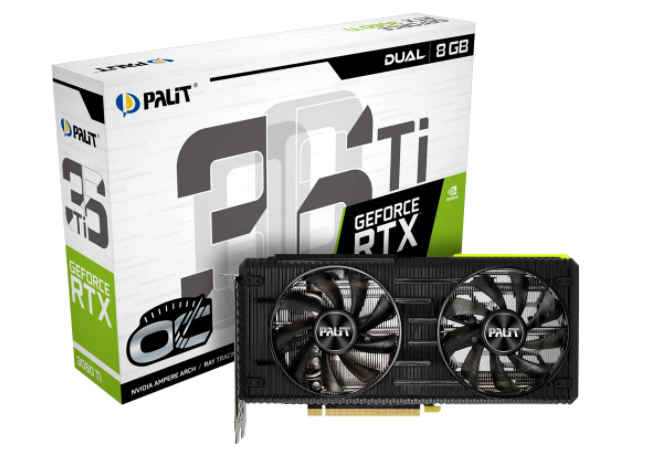 グラフィックボード・グラボ・ビデオカード Palit GeForce RTX 3060 Ti Dual OC 8G Palit GeForce RTX 3060 Ti Dual OC 8GB GDDR6