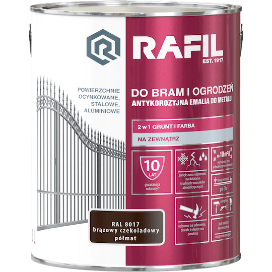 Rafil RAL8017 brązowy czekoladowy