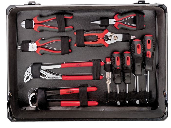 Zestaw narzędziowy Airpress Zestaw w aluminiowej walizce 127