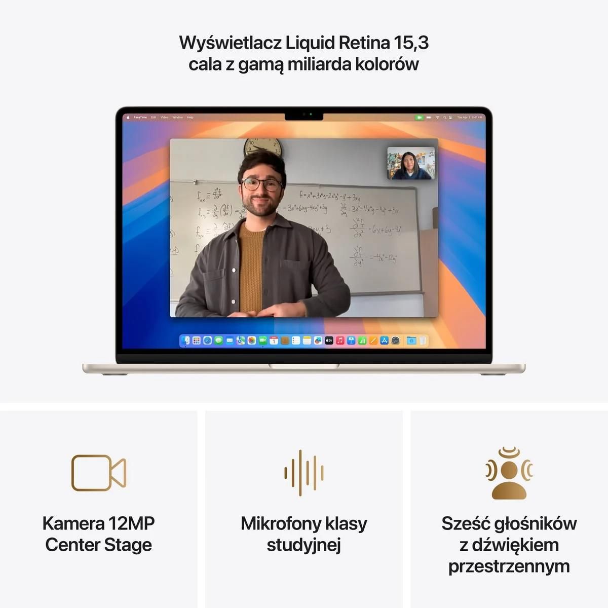 Laptop Apple MacBook Air 15/M4/16GB/1TB/macOS (MW1J3/D2/70W
