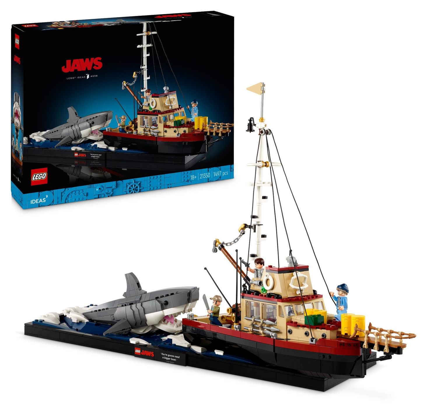 LEGO Ideas 21350 Szczęki - 1