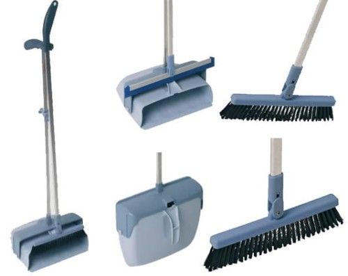 Zestaw Lobby szufelka zamykana na drążku + Miotła do systemu Lobby