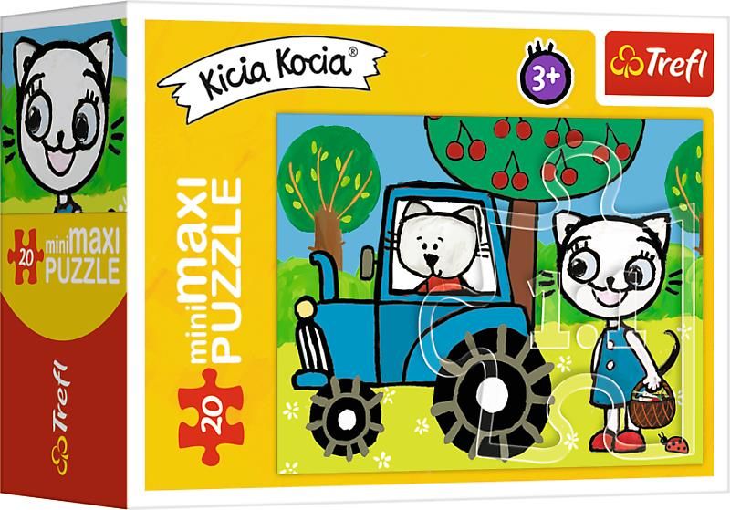 Puzzle Trefl 30 Pezzi – Le Avventure Di Kicia Kocia, Gattini, Per Bambini Dai 3 Anni In Su, Maxi Formato 48x34 Cm - 5